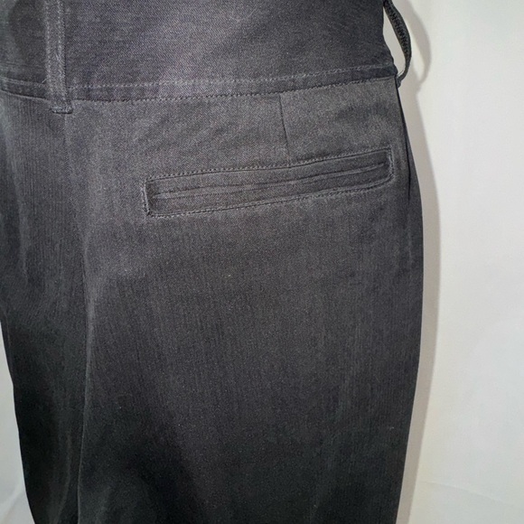 EUC: Dressy Tommy Bahamas Black (Charcoal) 100% Silk Pants - Picture 6 of 7